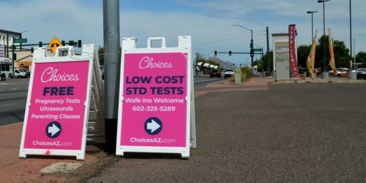 Controversial crisis pregnancy centers gain ground amid Arizona’s abortion access battles