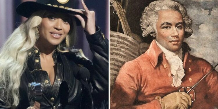 Dans le dernier album de la star américaine Beyoncé, un morceau du Chevalier de Saint-George
