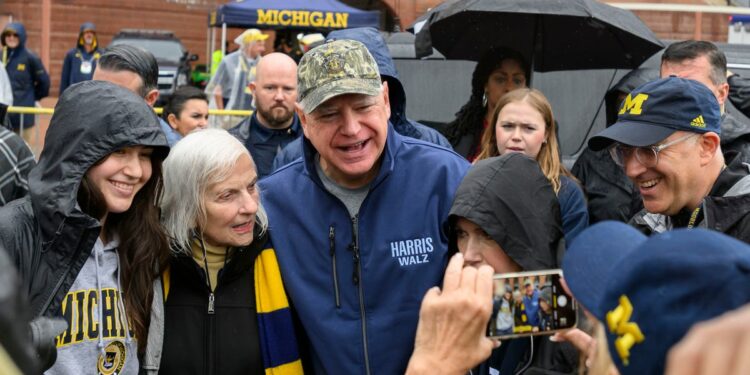 Democrats, with ‘Coach Walz’ as VP pick, embrace political power of football