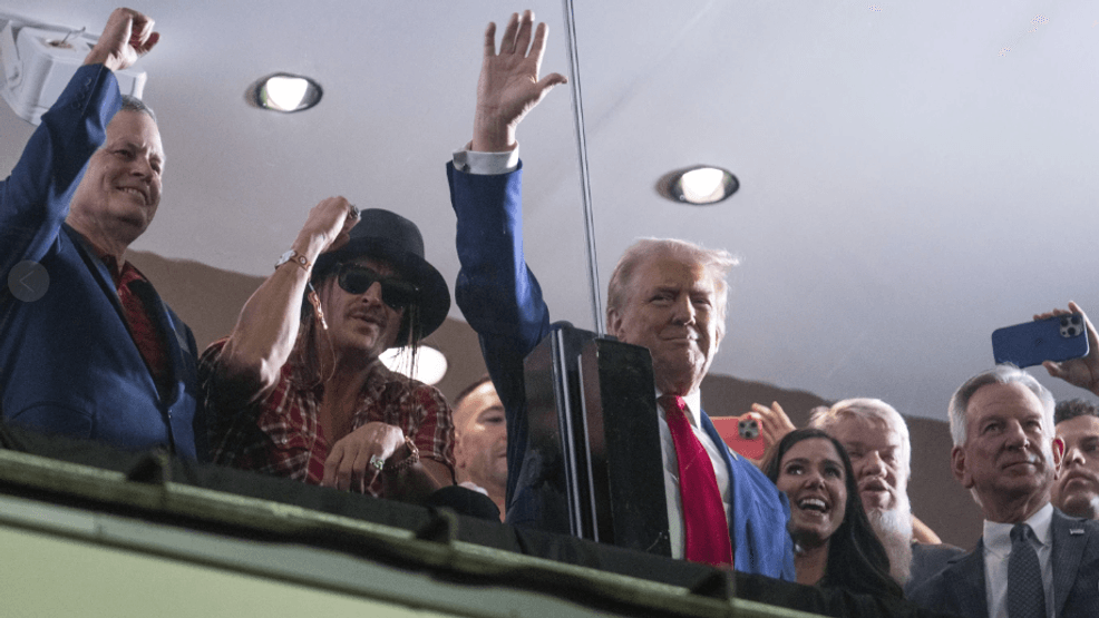 Donald Trump makes appearance at Georgia-Alabama game in Tuscaloosa