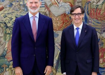 El Rey recibe en la Zarzuela a Salvador Illa, nueve años después de la última visita de un presidente catalán