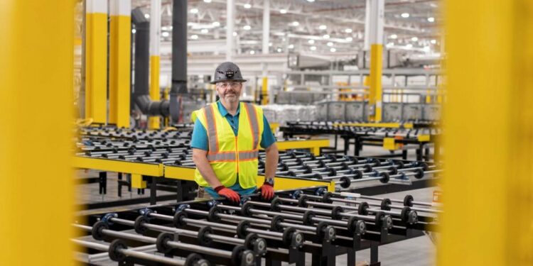 First Solar worker at the company