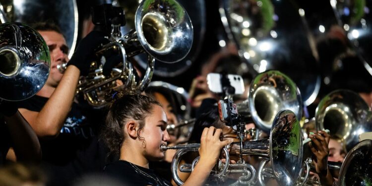 Fossil Ridge High School marching band wins overall title at regional