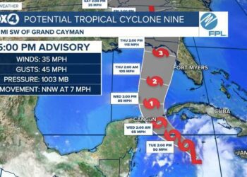Future "Helene" forecast to become a Hurricane in the Gulf by Wednesday