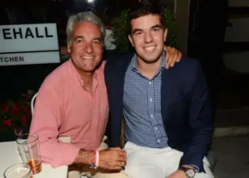 Getty Images Andy King and Billy McFarland at a party in 2014
