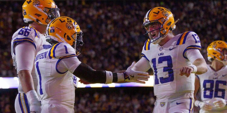 Garrett Nussmeier Leads LSU to a 42-10 Victory Over South Alabama