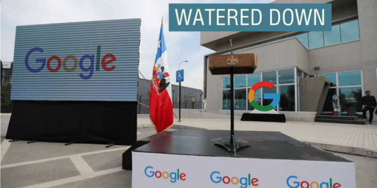 Google bows to pressure on data center in Chile