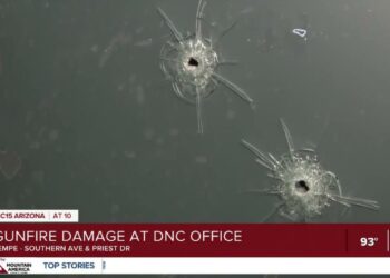 Gunfire damage found at Arizona Democratic campaign office in Tempe
