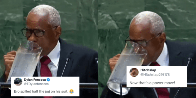 Haiti Leader's Hilarious Fail Of Sipping Water From Pitcher At UN Goes Viral; Ruthless Trolls Pounce On Him