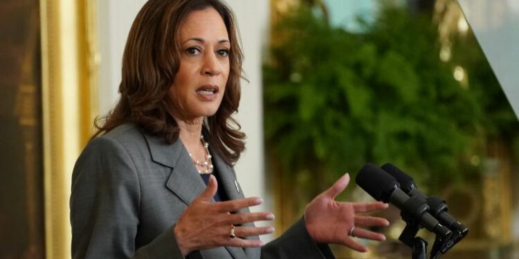 Harris heads to the US southern border, looking to close a polling gap with Trump