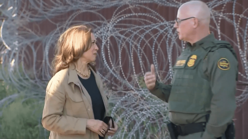 Harris pledges to crack down on illegal crossings as she challenges Trump on immigration