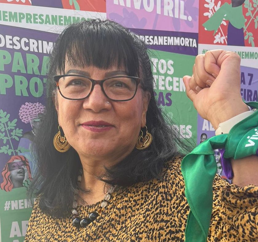 Aidé García, Mexican social worker and women's and human rights activist, former coordinator of the Latin American and Caribbean network Catholics for the Right to Decide. Credit: Courtesy of Aidé García