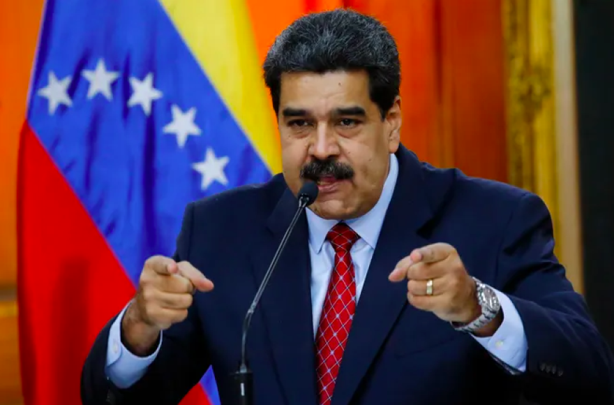 Dictatorial Venezuelan President Nicolas Maduro in Caracas