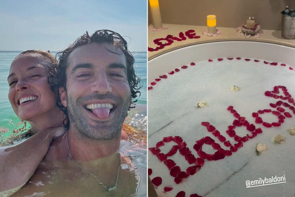 Justin Baldoni Shows Off Romantic Aruba Vacation with Wife Emily After 'It Ends With Us' Drama