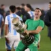Emiliano Martinez of Argentina celebrates with the Copa America 2024 trophy after the FIFA World Cup 2026 Qualifier match between Argentina and Chile. Daniel Jayo/Getty Images