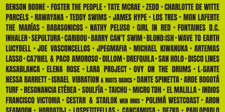 Lollapalooza Announces 2025 Lineup For Chile, Argentiza, & Brazil Festivals