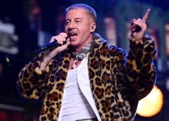 Macklemore performs in Australia.