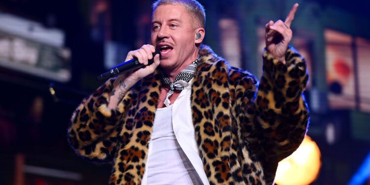 Macklemore performs in Australia.