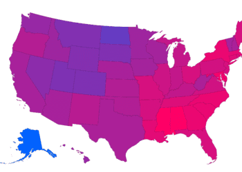 Map Shows Which States Have More Women Than Men