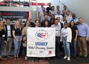 Mexican, Central and South American importers at USMEF's meat processing seminar held at US university