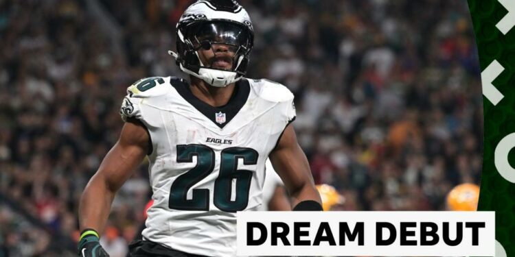 Philadelphia Eagles debutant Saquon Barkley