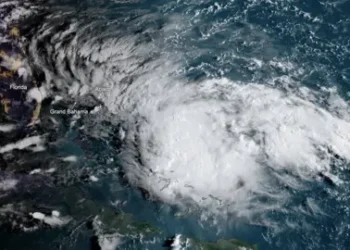 EPA Aerial image of Tropical Storm Humberto