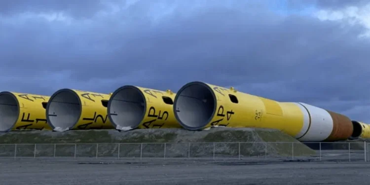 North America’s 'first monopile marshalling yard' in Canada ramps US offshore wind capacity