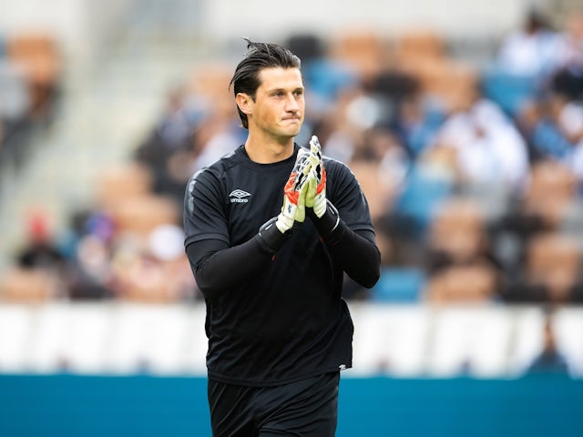  Guatemala goalkeeper Nicholas Hagen on March 24, 2024