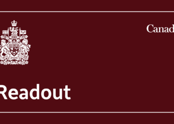 Prime Minister Justin Trudeau speaks with President of the Dominican Republic Luis Abinader