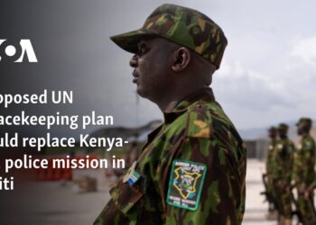 Proposed UN peacekeeping plan could replace Kenya-led police mission in Haiti