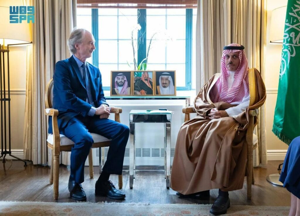 Saudi FM Holds Meetings with UN Special Envoy for Syria and Prime Minister of Grenada