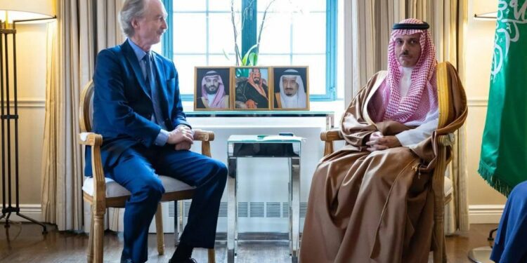 Saudi FM Holds Meetings with UN Special Envoy for Syria and Prime Minister of Grenada