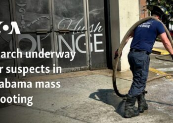 Search underway for suspects in Alabama mass shooting