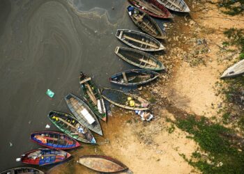 Severe drought drops water level to historic low on the Paraguay River, a regional lifeline