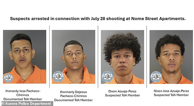 Dixon Azuaje-Perez, 20, and Nixon Azuaje-Perez, 19, are two of four Tren de Aragua gang members arrested by local police in recent days for an attempted murder in July that occurred at the Nome Street Apartments