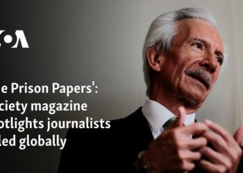 Society magazine spotlights journalists jailed globally Â