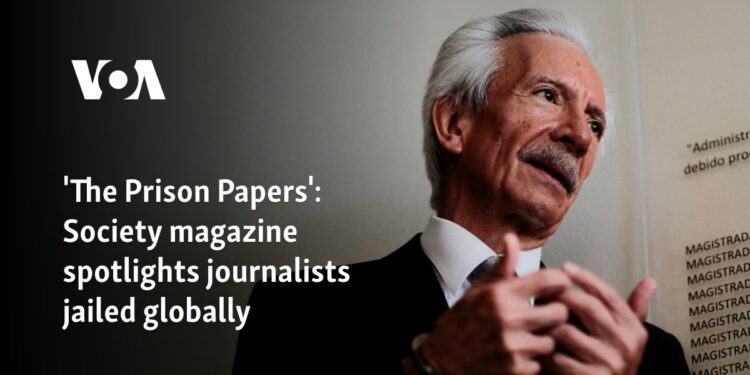 Society magazine spotlights journalists jailed globally  