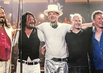 Prime Video The Tragically Hip on stage at their final show (Credit: X)