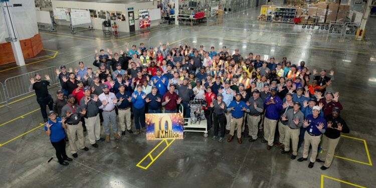 Toyota Motor Manufacturing Alabama Produces 10 Millionth Engine, Will Power Hybrid Truck