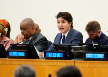 Trudeau cites slow but real progress in Haiti at UN event