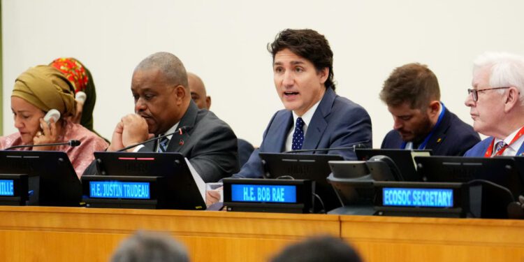 Trudeau cites slow but real progress in Haiti at UN event