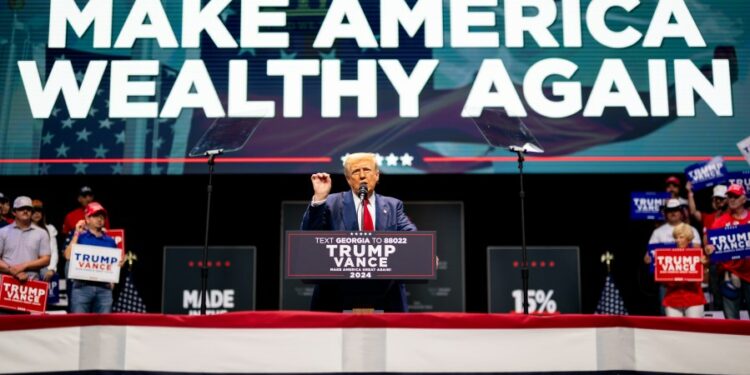 Trump touts corporate tax cuts, tariffs as he promises ‘manufacturing renaissance’