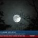 Tuesday night across North American clear skies people can spot a partial lunar eclipse