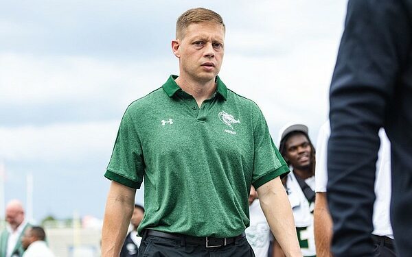 UAB offensive coordinator Alex Mortensen, a former Razorback, talks about his return to Arkansas