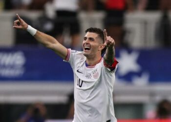 Christian Pulisic of USA at the 2024 Copa America