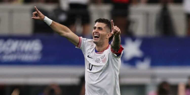 Christian Pulisic of USA at the 2024 Copa America