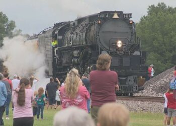 Union Pacific's Big Boy No. 4014 tours Arkansas on the Heartland of America Tour