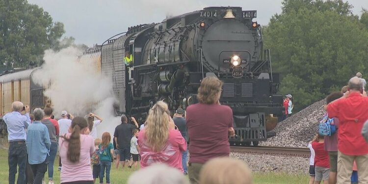 Union Pacific's Big Boy No. 4014 tours Arkansas on the Heartland of America Tour