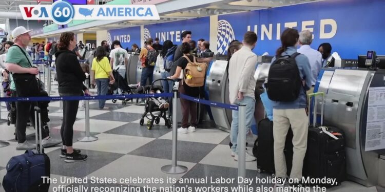 VOA60 America - US celebrates its annual Labor Day holiday