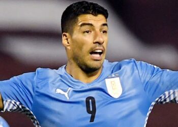 Luis Suarez Uruguay in 2022 World Cup qualifying